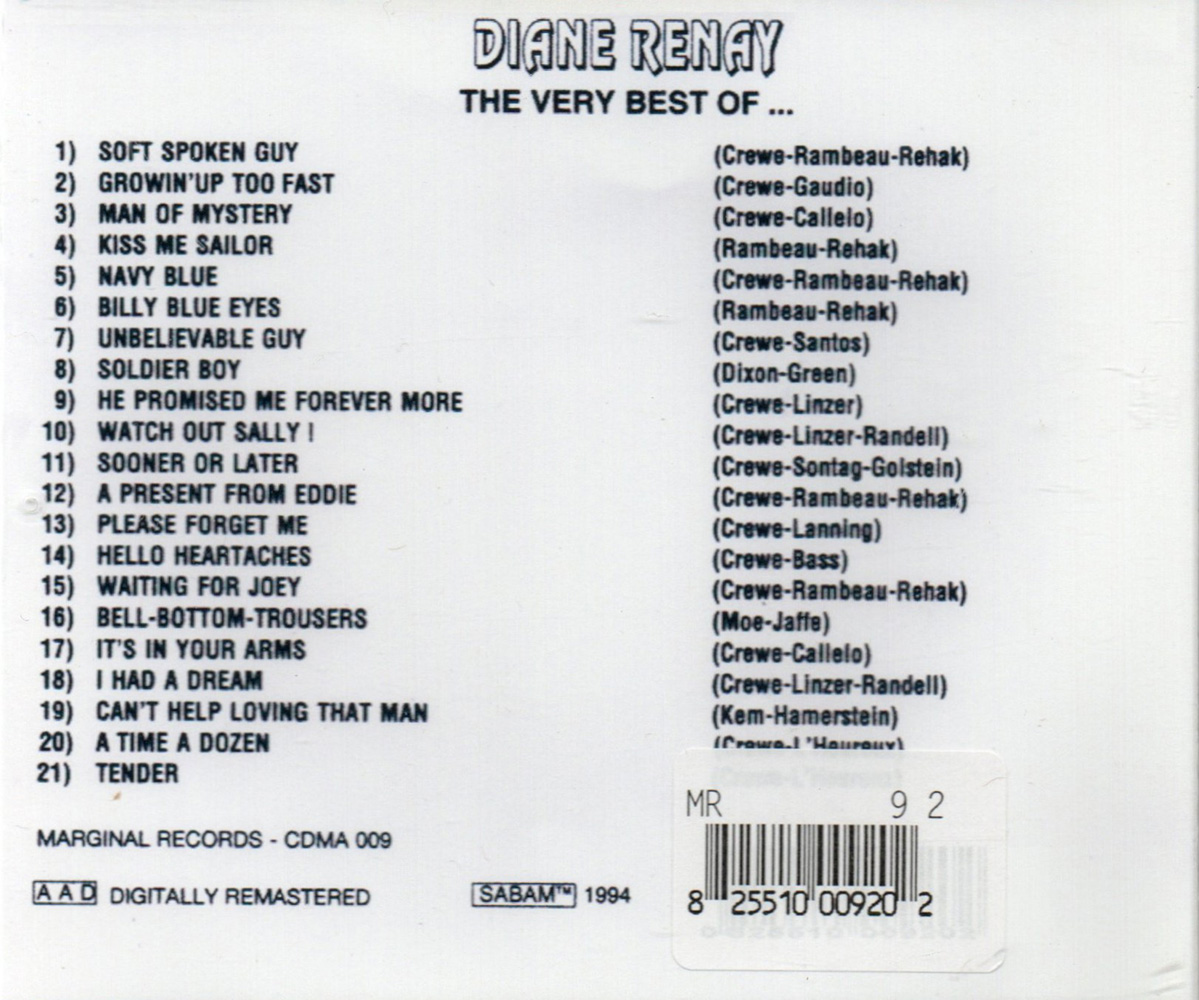 (image for) Navy Blue: The Very Best Of Diane Renay
