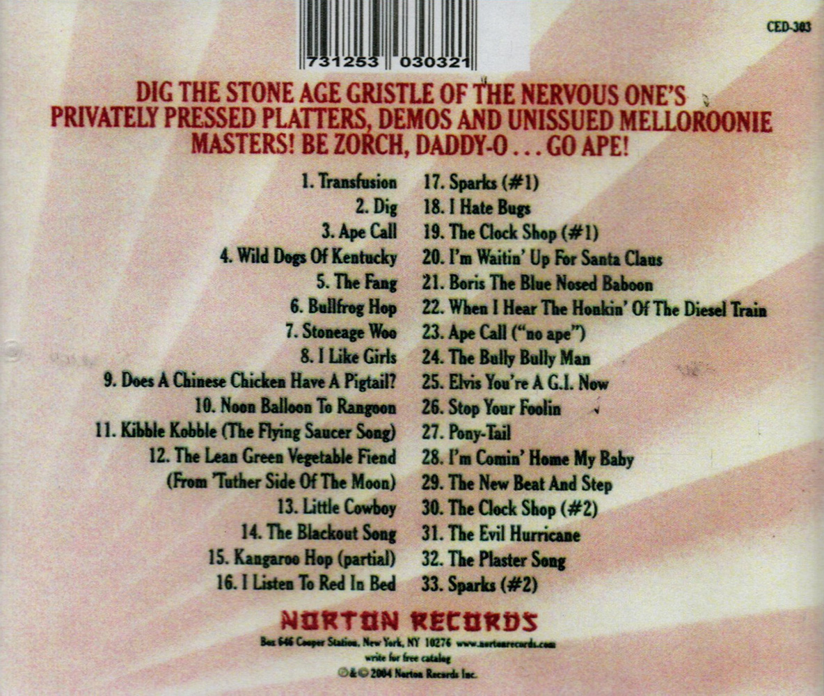 (image for) Stone Age Woo: The Zorch Sounds Of Nervous Norvus (Import)