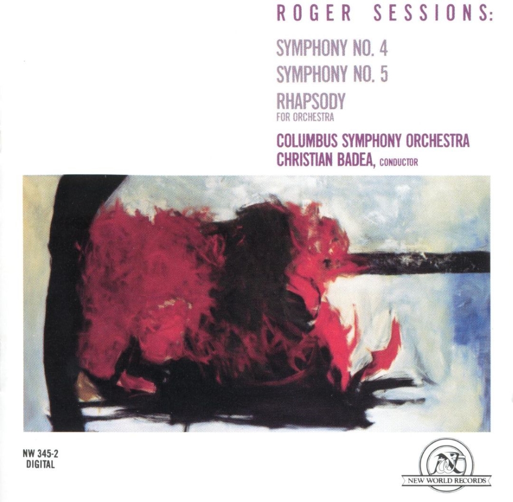 Roger Sessions-Symphony No. 4 / Symphony No. 5 / Rhapsody (image for) Roger Sessions-Symphony No. 4 / Symphony No. 5 / Rhapsody