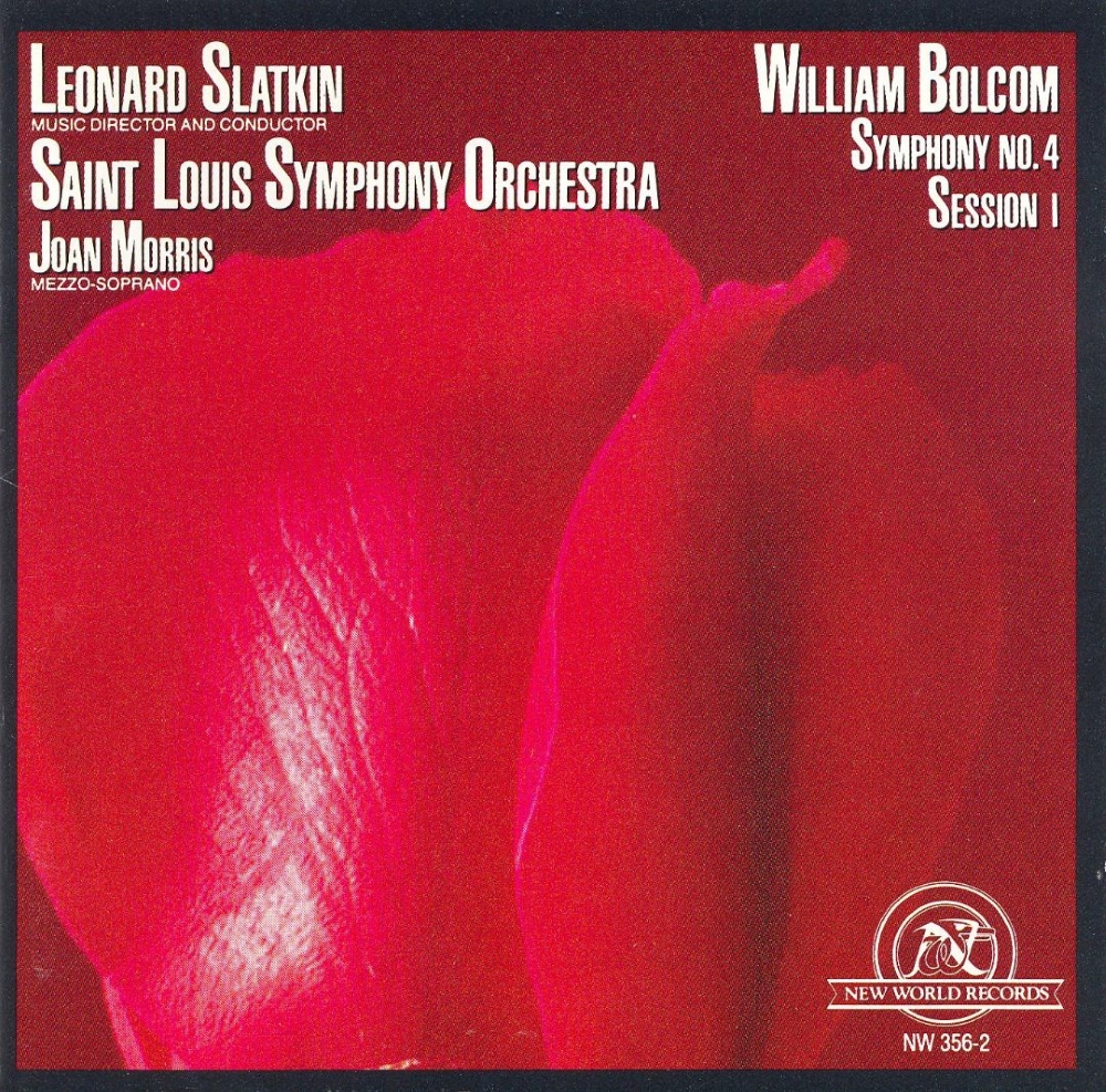 William Bolcom-Symphony No. 4, Session I (image for) William Bolcom-Symphony No. 4, Session I