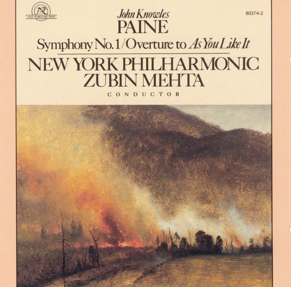 (image for) John Knowles Paine-Symphony No. 1 / Overture To As You Like It