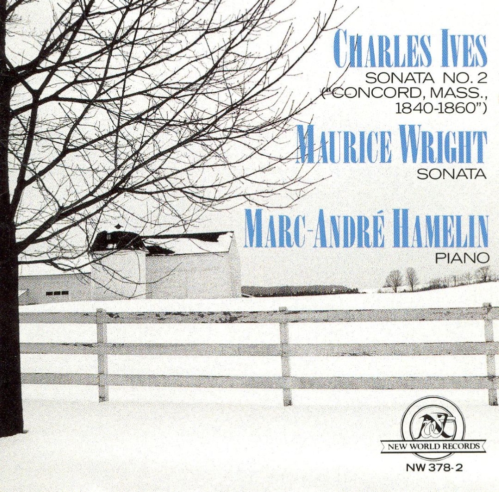 (image for) Charles Ives-Sonata No. 2 ('Concord, Mass., 1840-1860') / Maurice Wright-Sonata