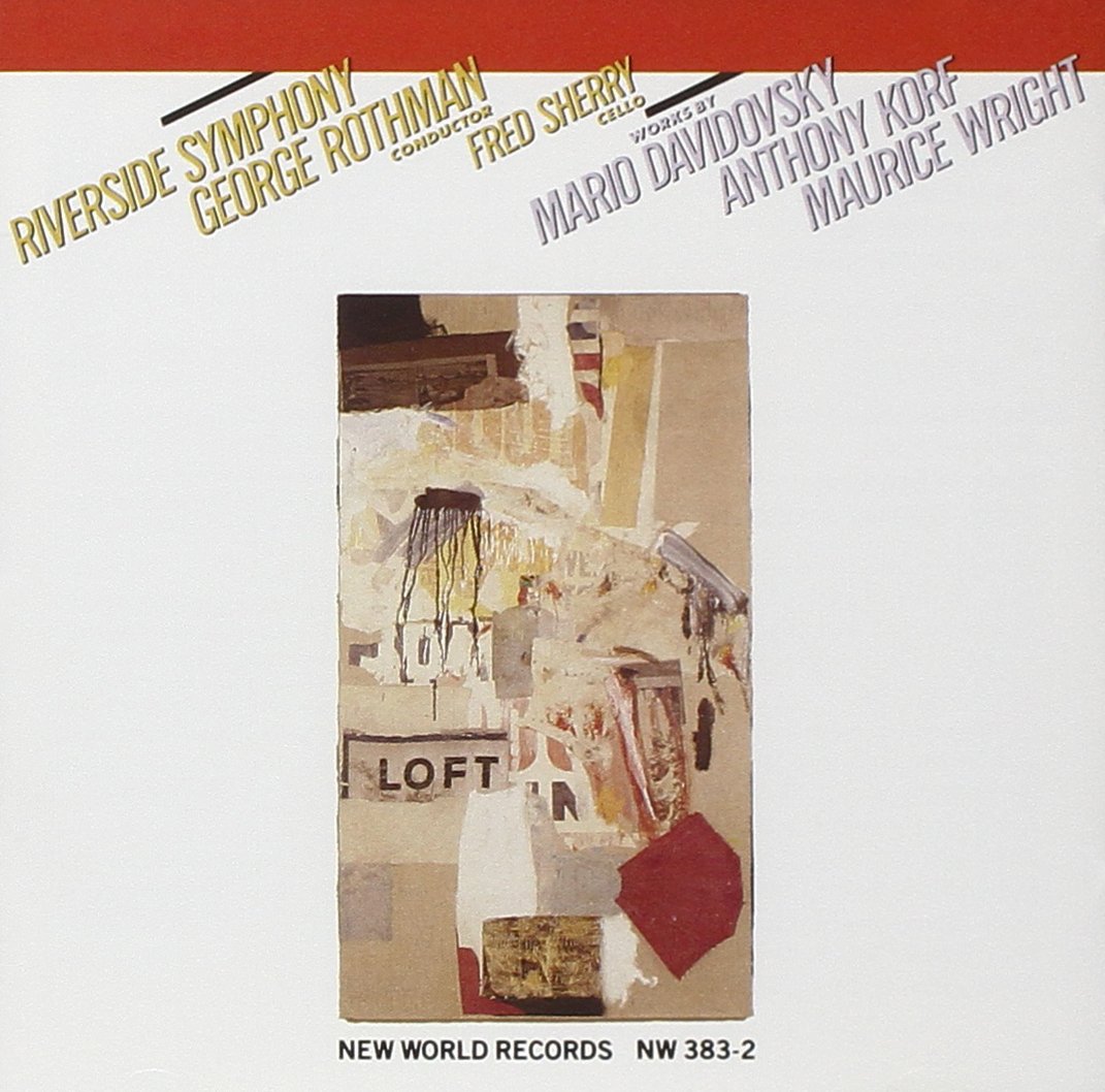 Works By Mario Davidovsky, Anthony Korf, Maurice Wright (image for) Works By Mario Davidovsky, Anthony Korf, Maurice Wright
