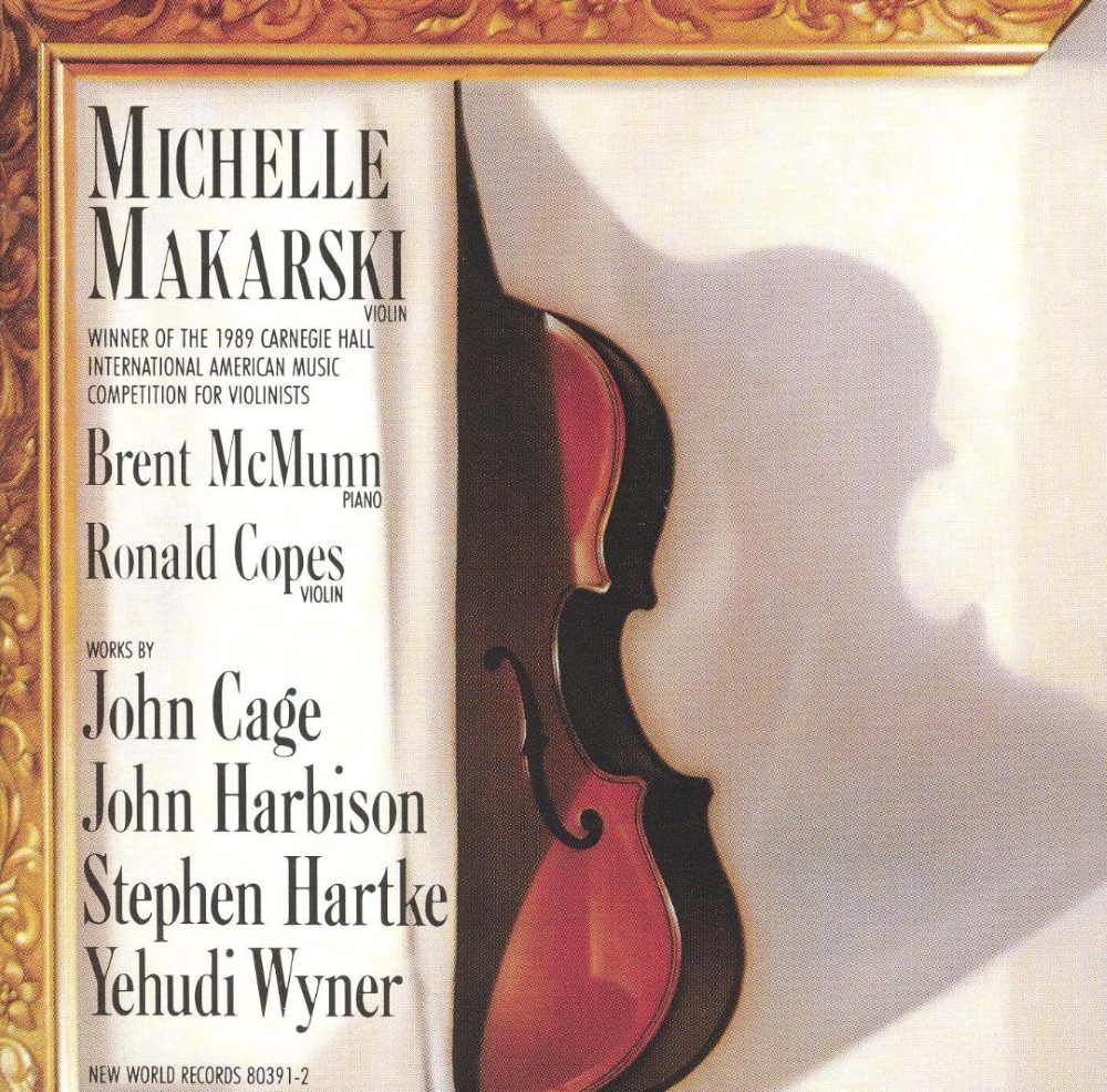 Works By John Cage, John Harbison, Stephen Hartke, Yehudi Wyner (image for) Works By John Cage, John Harbison, Stephen Hartke, Yehudi Wyner