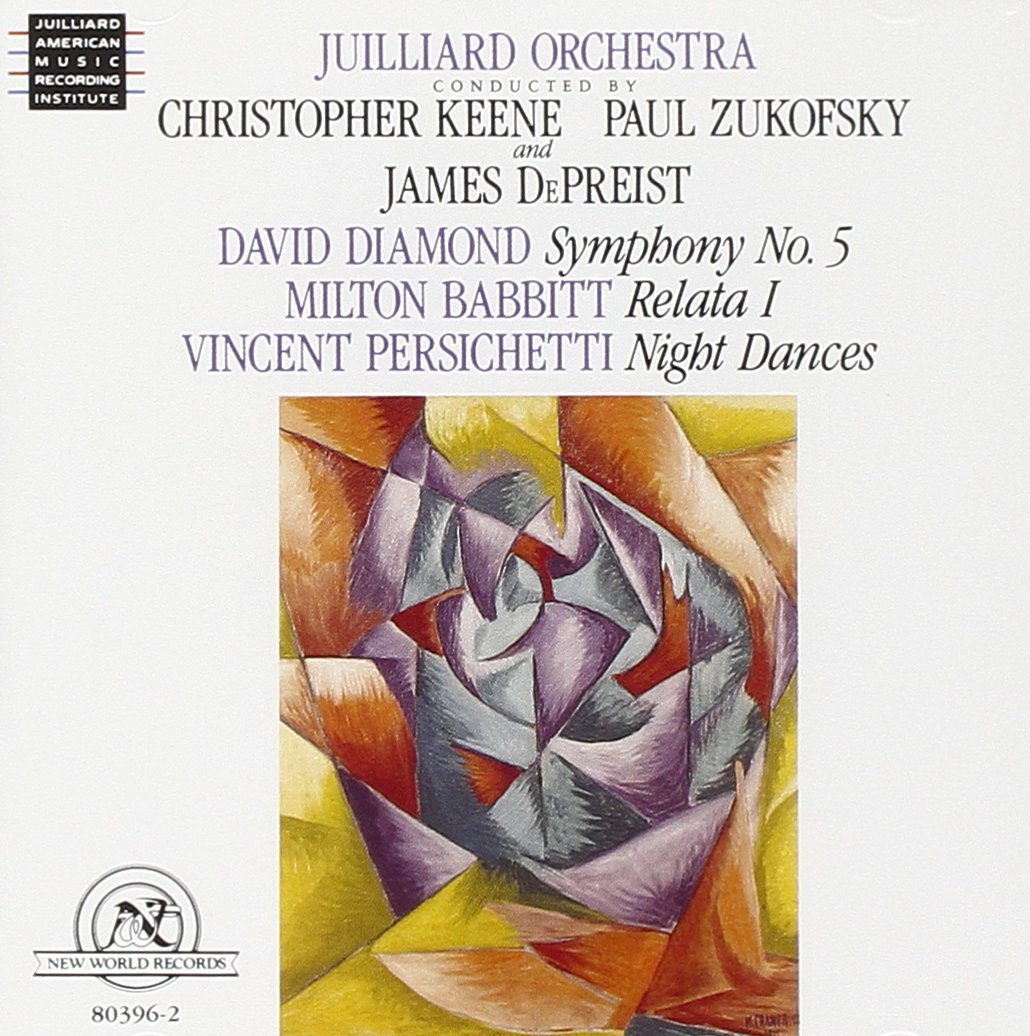 David Diamond-Symphony No. 5 / Milton Babbitt-Relata I / Vincent Persichetti-Night Dances (image for) David Diamond-Symphony No. 5 / Milton Babbitt-Relata I / Vincent Persichetti-Night Dances