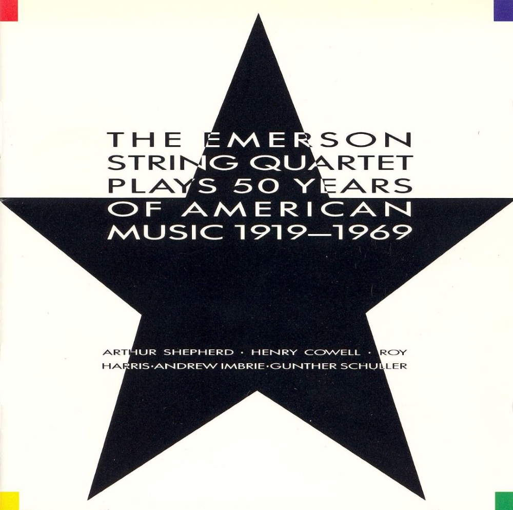 The Emerson String Quartet Plays 50 Years Of American Music-1919-1969 (image for) The Emerson String Quartet Plays 50 Years Of American Music-1919-1969