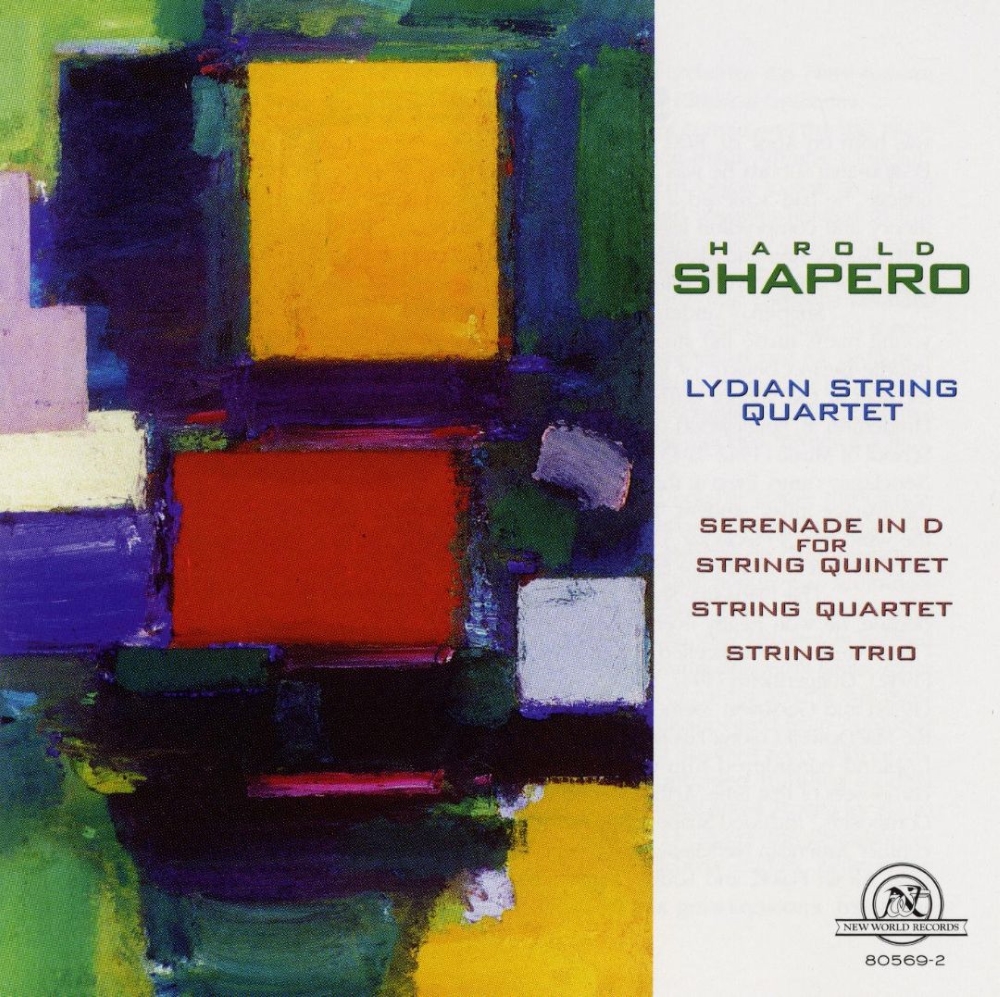 (image for) Harold Shapero-Serenade In D For String Quintet / String Quartet / String Trio