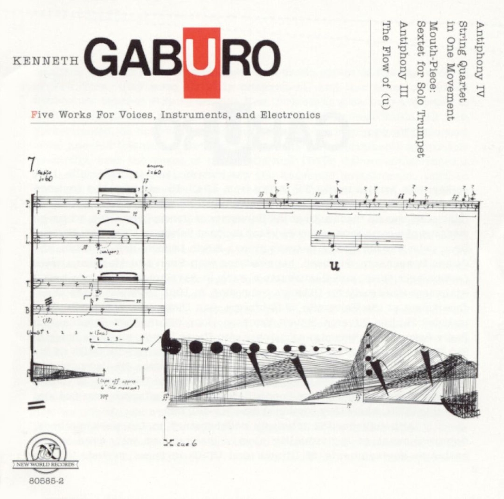 (image for) Kenneth Gaburo-Five Works For Voices, Instruments, And Electronics
