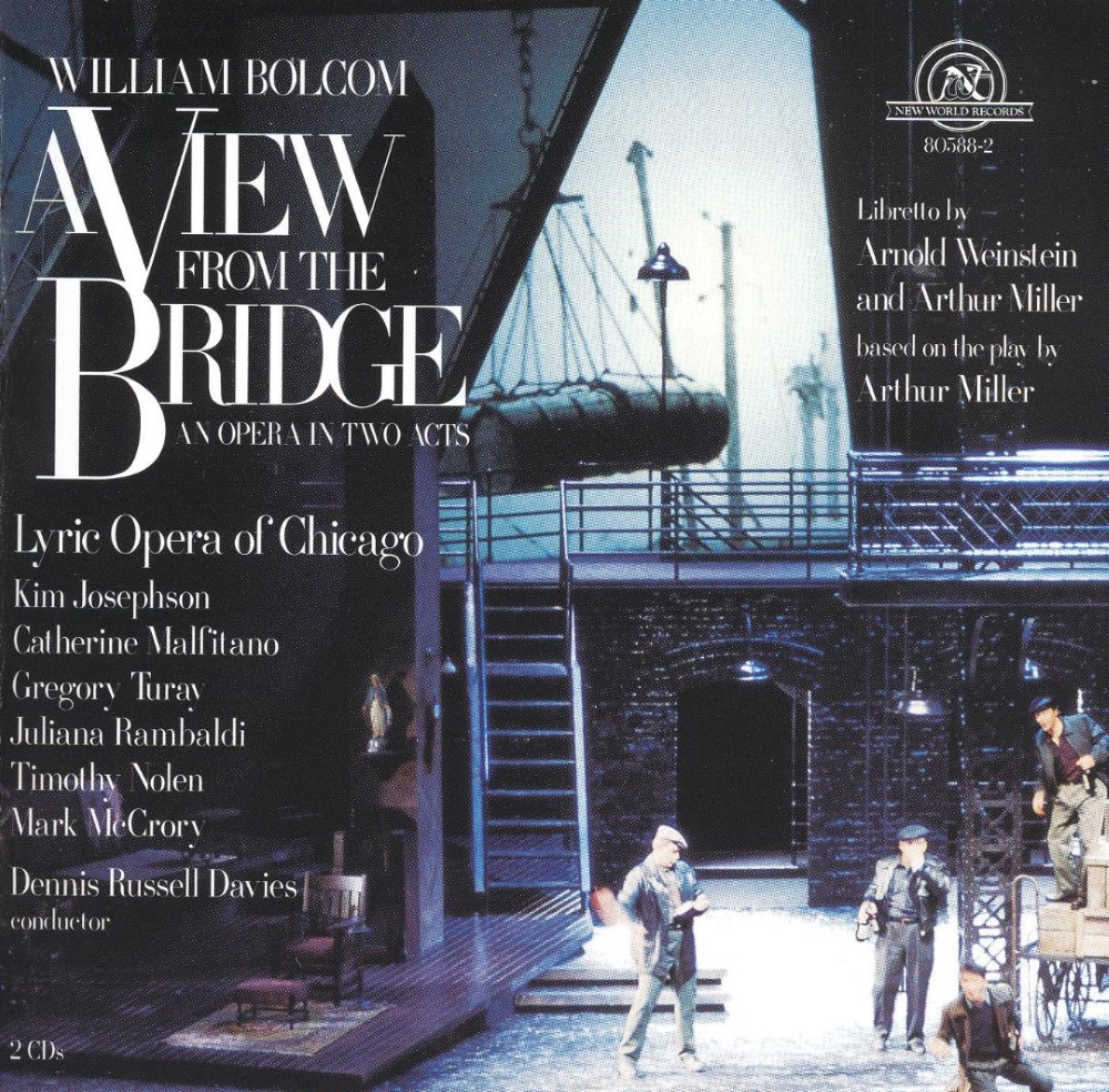 William Bolcom-A View From The Bridge (2 CD) (image for) William Bolcom-A View From The Bridge (2 CD)
