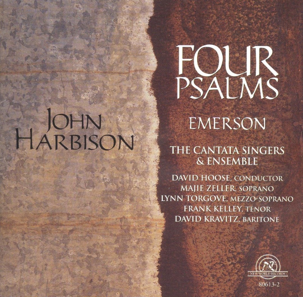 (image for) John Harbison-Four Psalms / Emerson