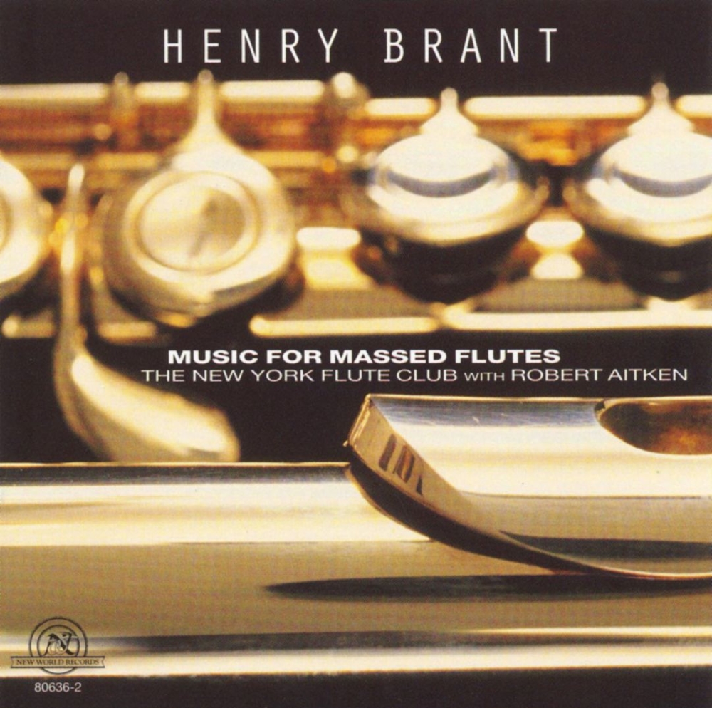 (image for) Henry Brant-Music For Massed Flutes