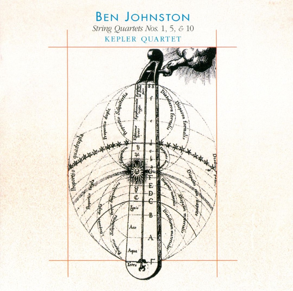 (image for) Ben Johnston String Quartets Nos. 1, 5, & 10