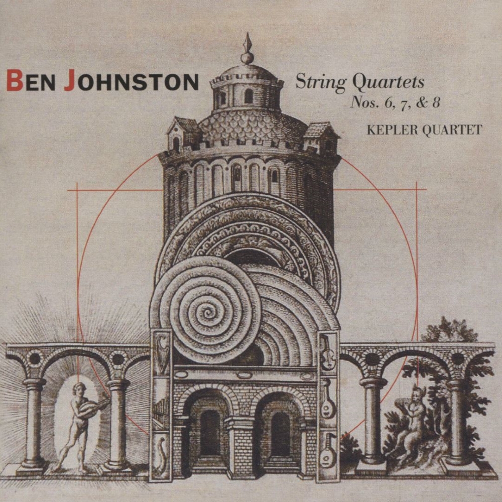 (image for) Ben Johnston String Quartets Nos. 6, 7, & 8