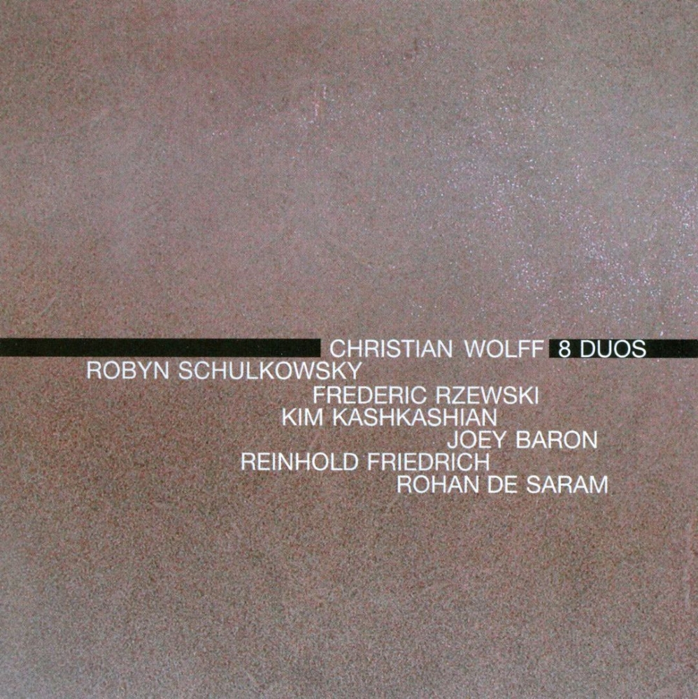 (image for) Christian Wolff-8 Duos (2 CD)