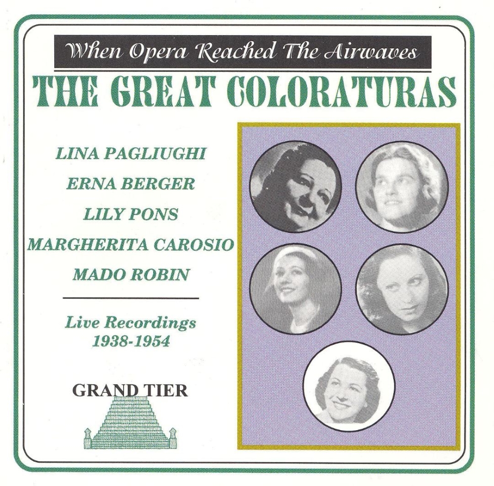 When Opera Reached the Airwaves-The Great Coloraturas (image for) When Opera Reached the Airwaves-The Great Coloraturas