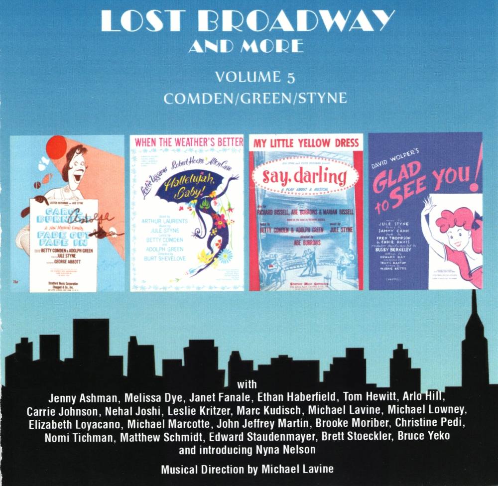 (image for) Lost Broadway And More, Volume 5-Comden / Green / Styne
