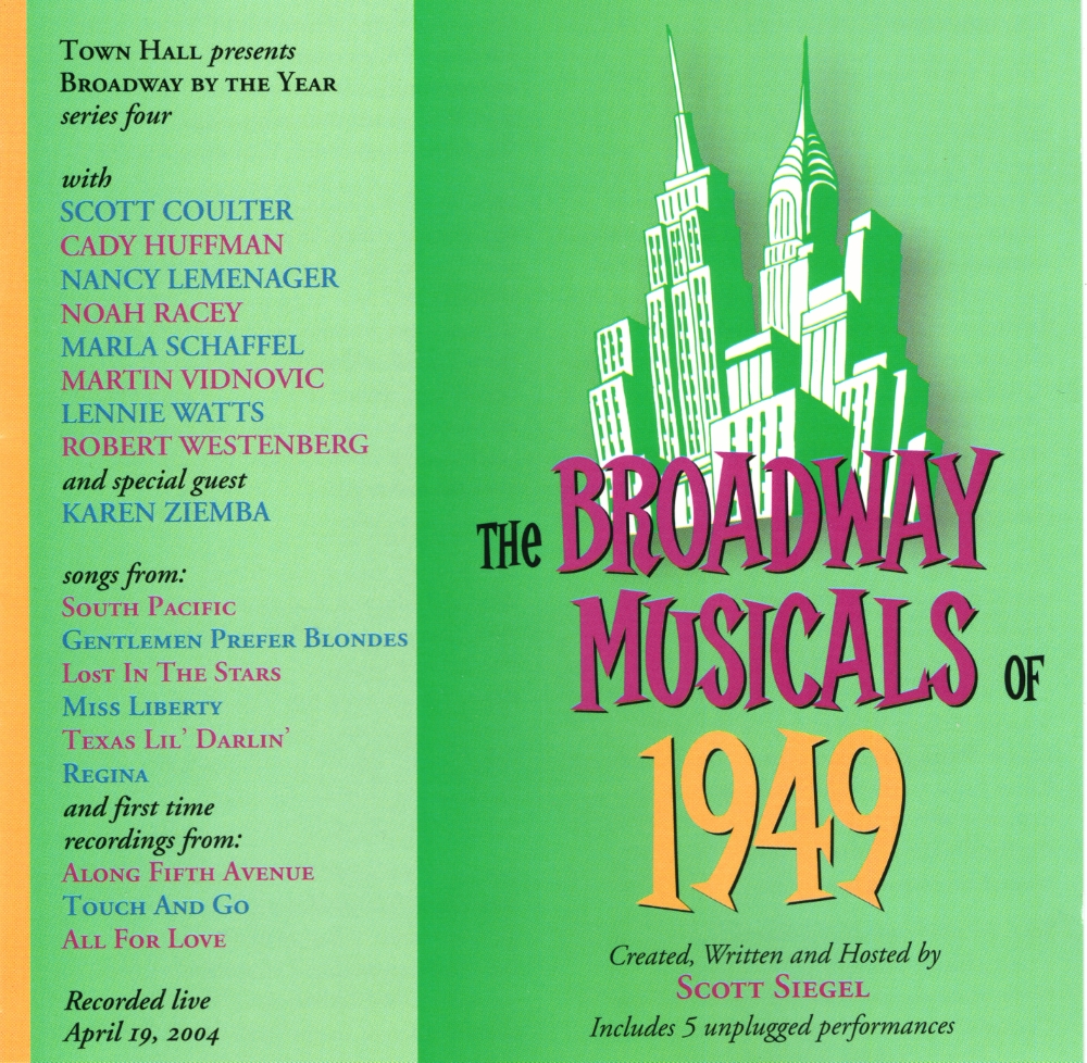 The Broadway Musicals Of 1949 (image for) The Broadway Musicals Of 1949