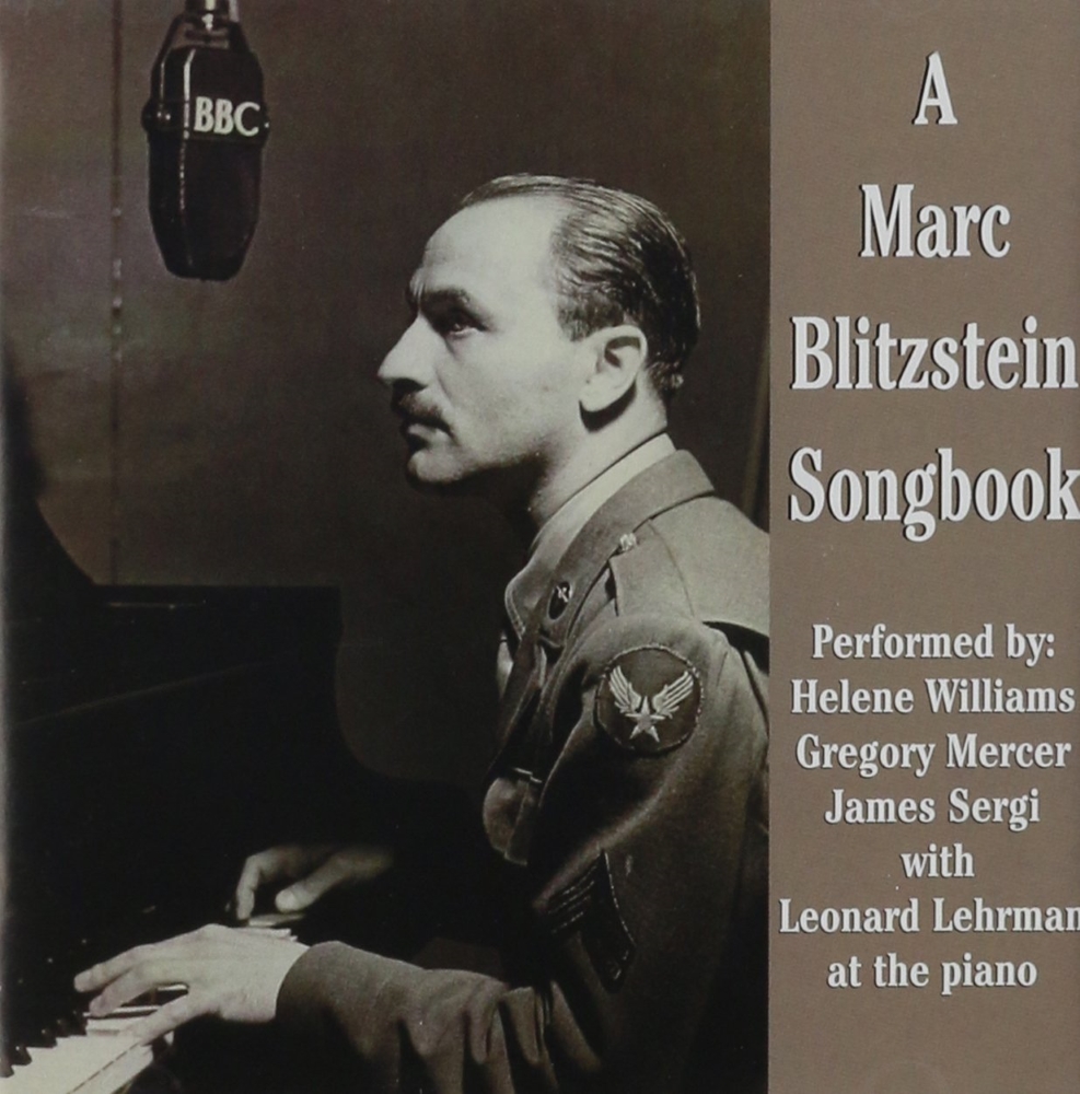 A Marc Blitzstein Songbook (image for) A Marc Blitzstein Songbook