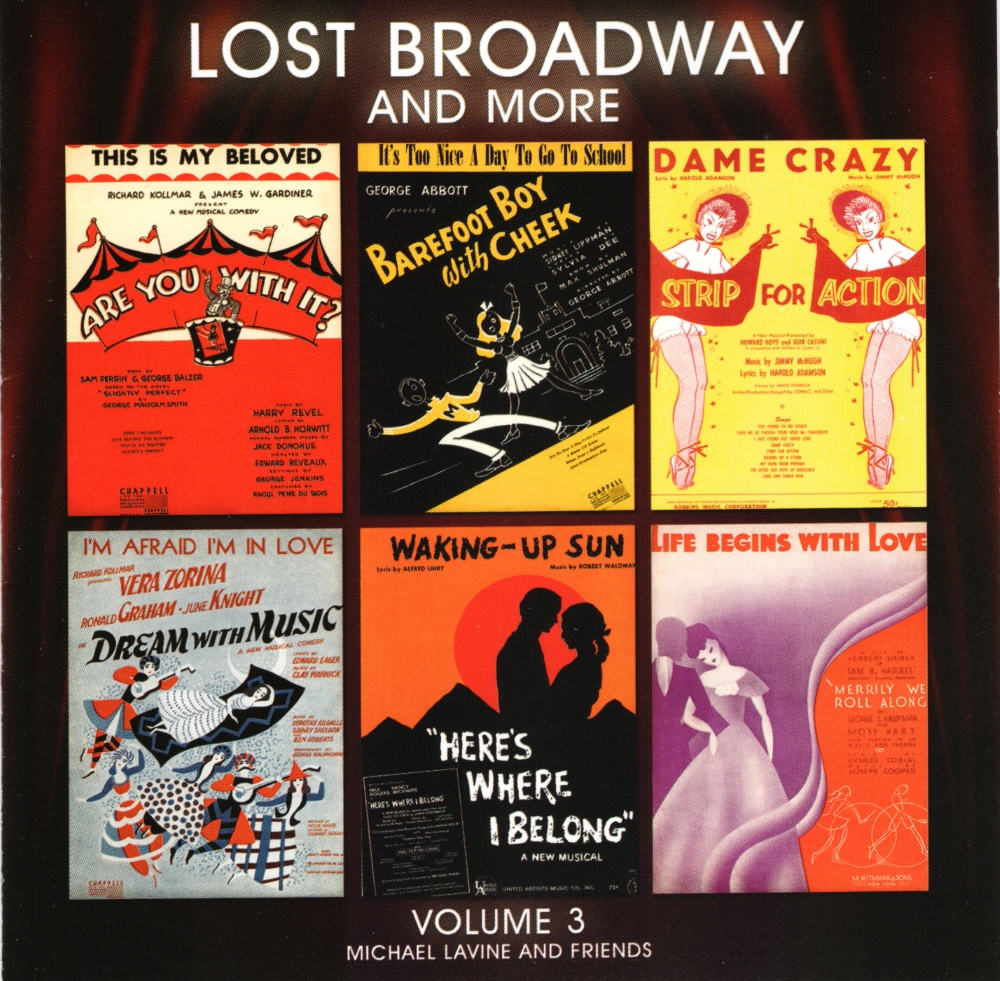 Lost Broadway And More, Volume 3-Michael Lavine And Friends (image for) Lost Broadway And More, Volume 3-Michael Lavine And Friends
