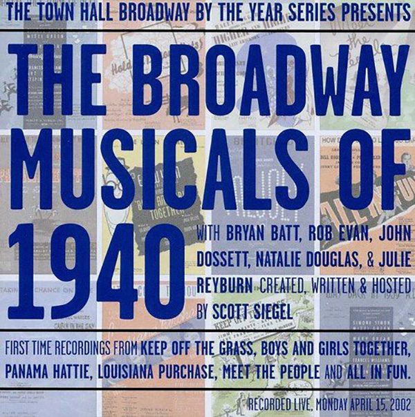 The Broadway Musicals Of 1940 (image for) The Broadway Musicals Of 1940