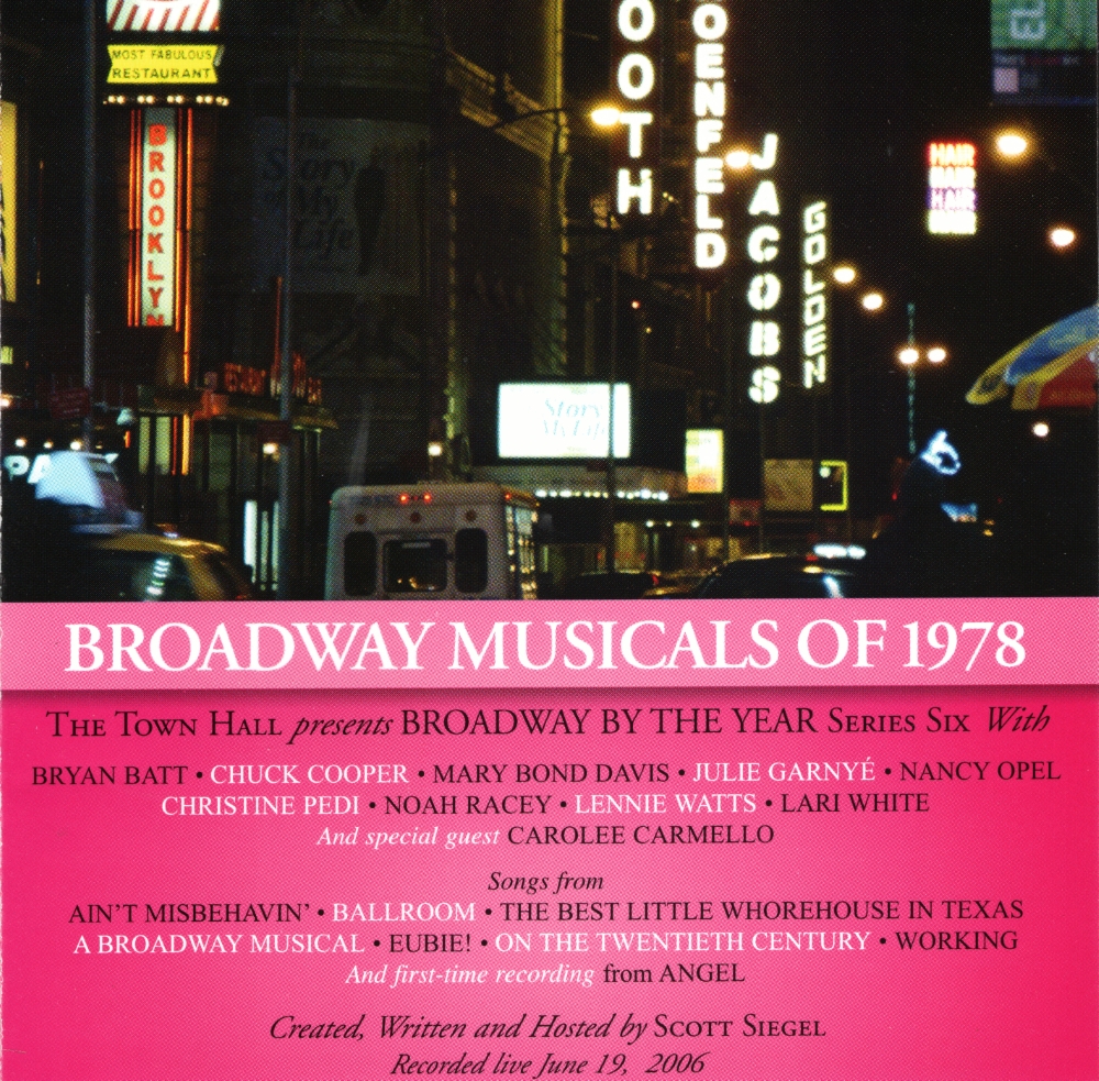 Broadway Musicals Of 1978 (image for) Broadway Musicals Of 1978