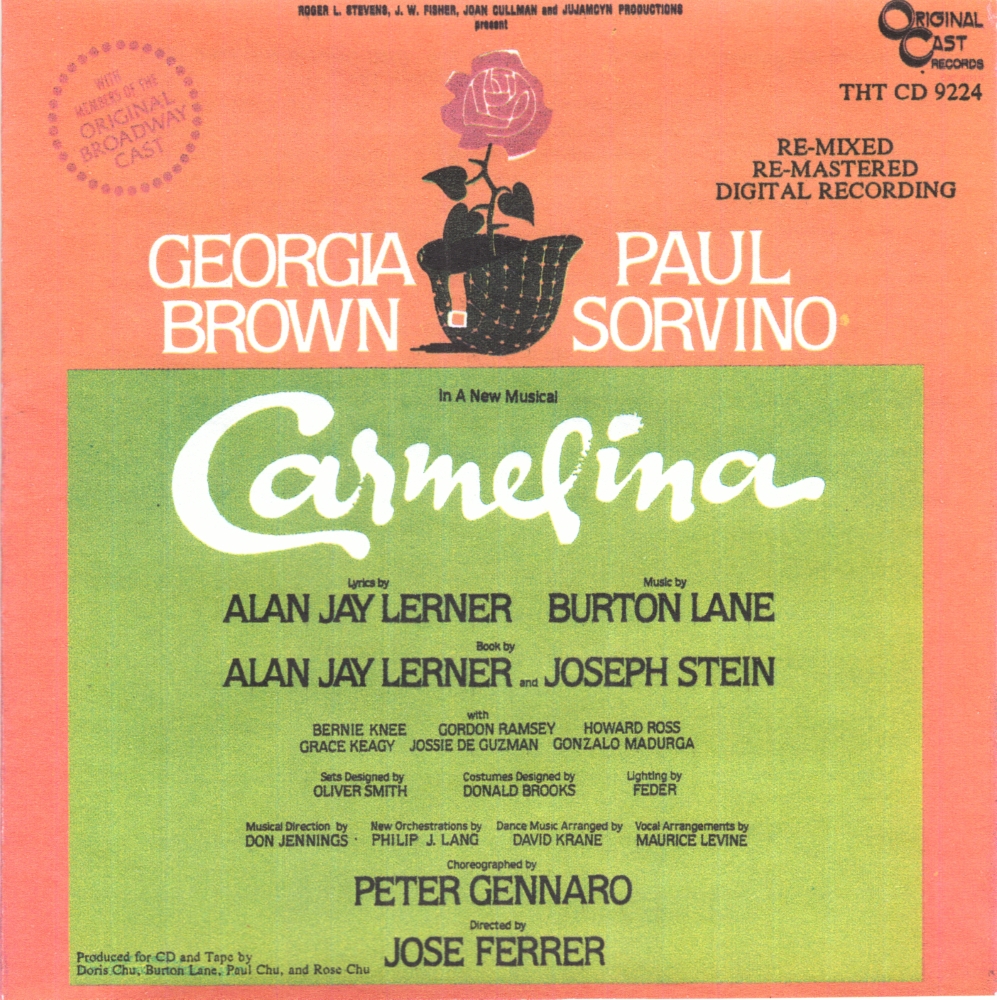 (image for) Carmelina [Original Cast Recording]