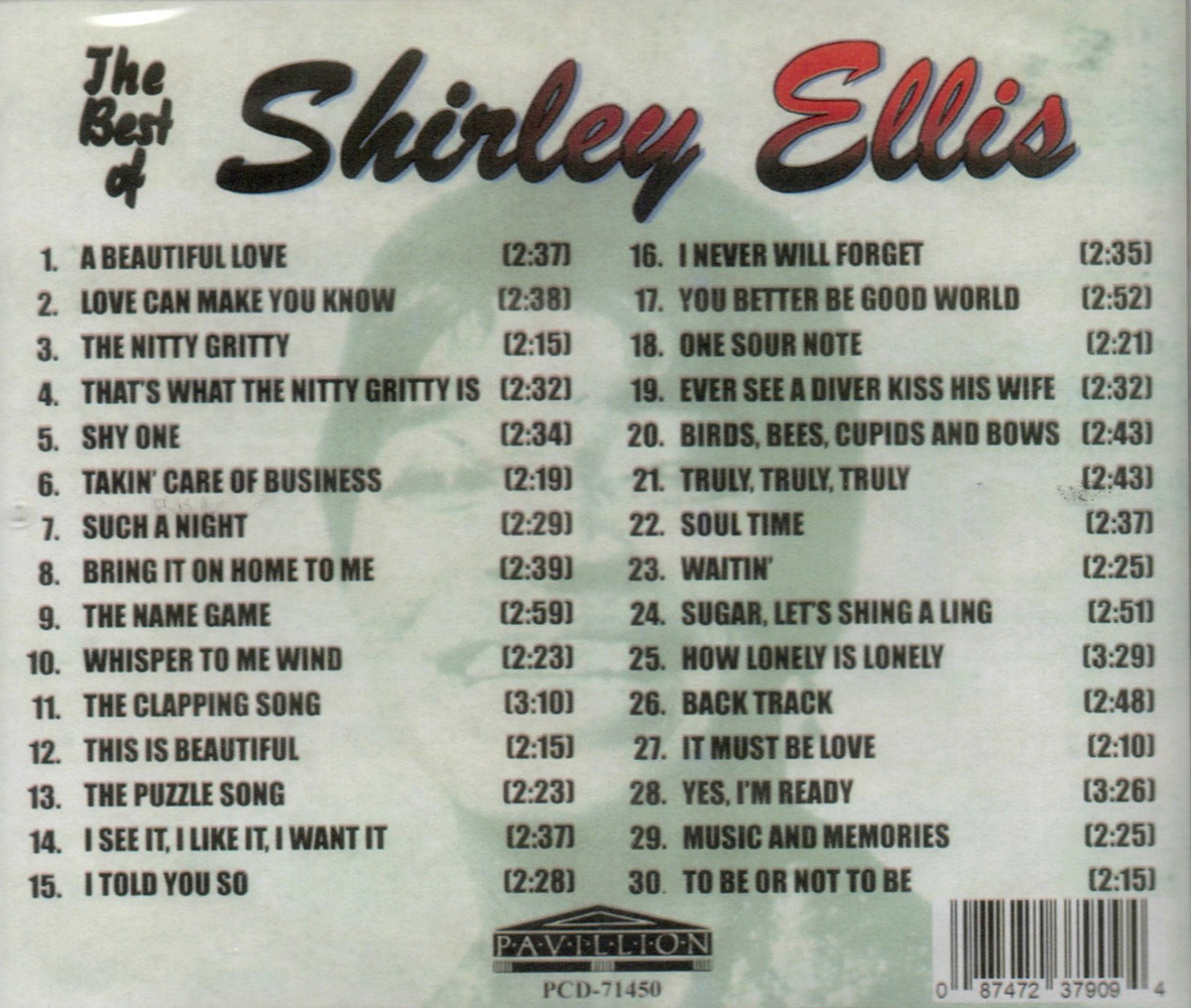 (image for) Best Of Shirley Ellis (Import)