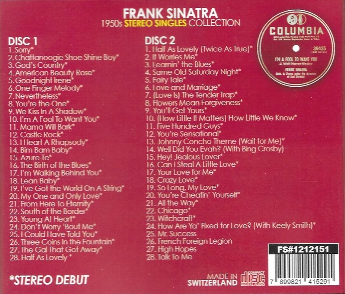 (image for) 1950s Stereo Singles Collection (2 CD)