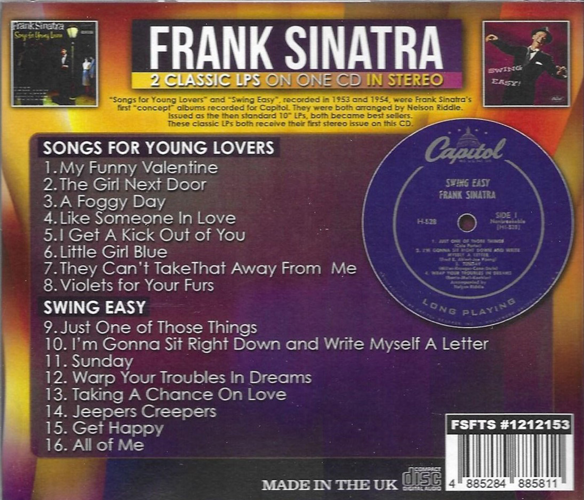 (image for) 2 Classic LPs on One CD In Stereo-Songs For Young Lovers-Swing Easy