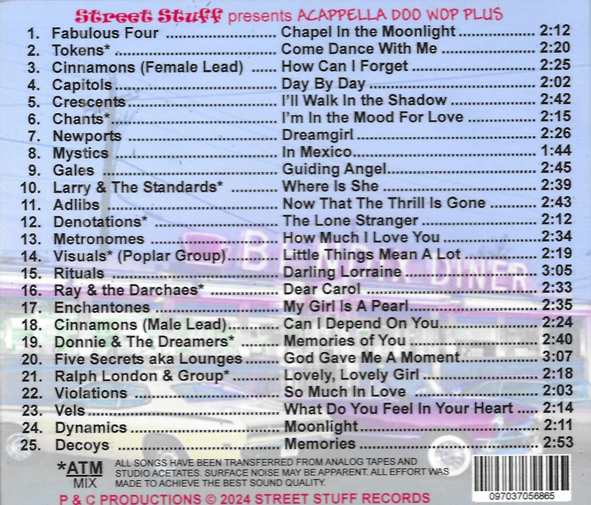 (image for) Acapella Doo Wop Plus-25 Cuts