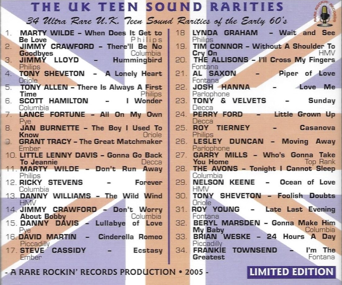 (image for) Hideaway Heaven Presents The UK Teen Sound Rarities