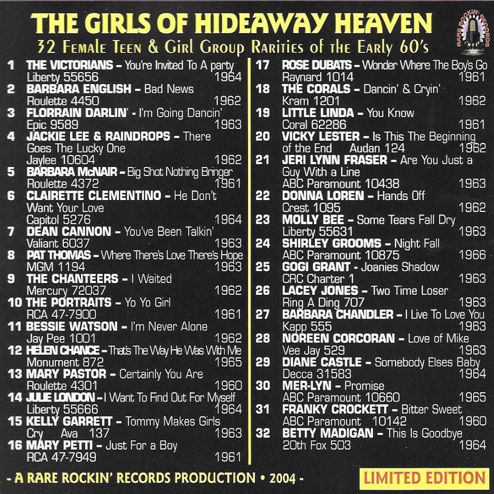 (image for) The Girls Of Hideaway Heaven Presents... You're Invited To A Party