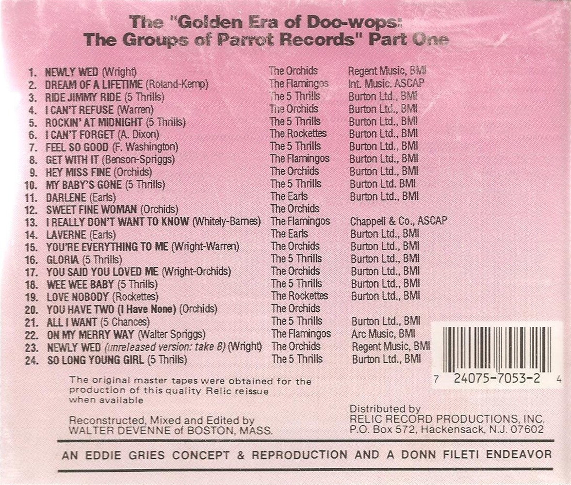 (image for) Golden Era of Doowops: The Groups of Parrot Records