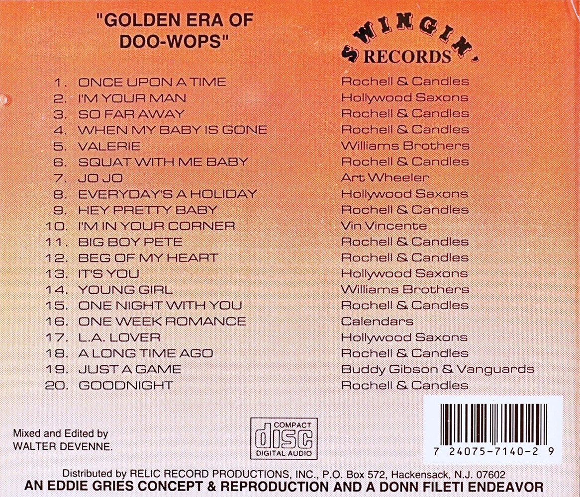 (image for) Golden Era of Doowops: The Groups of Swingin' Records