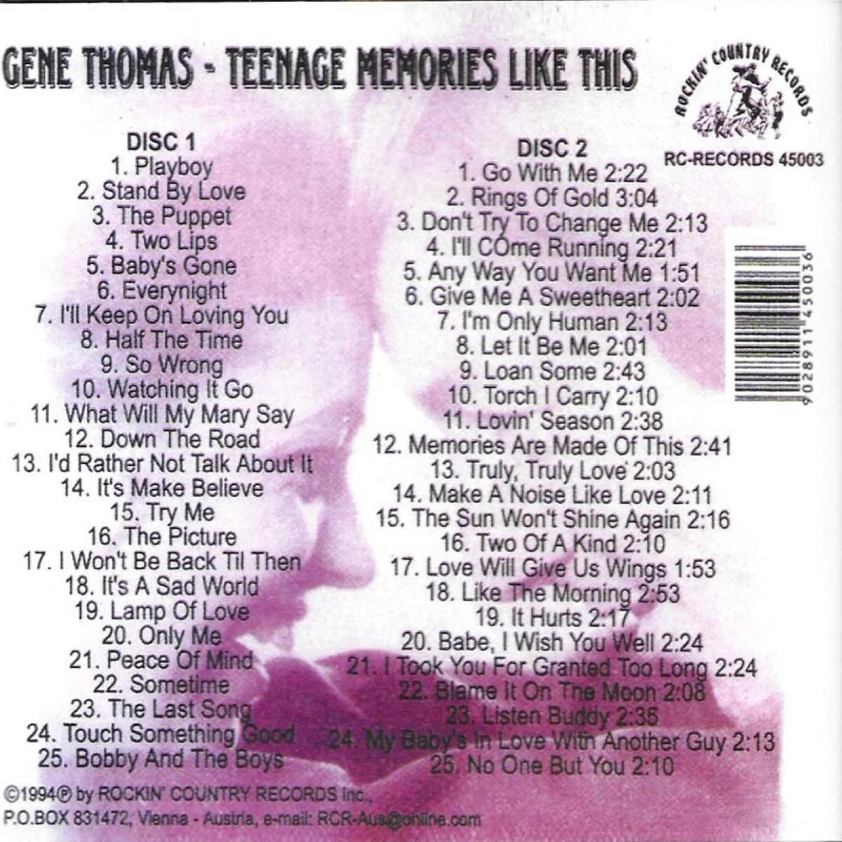 (image for) Teenage Memories / Like This (2 CD)