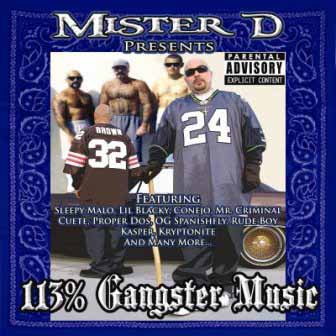 (image for) 113% Gangster Music, Volume 1
