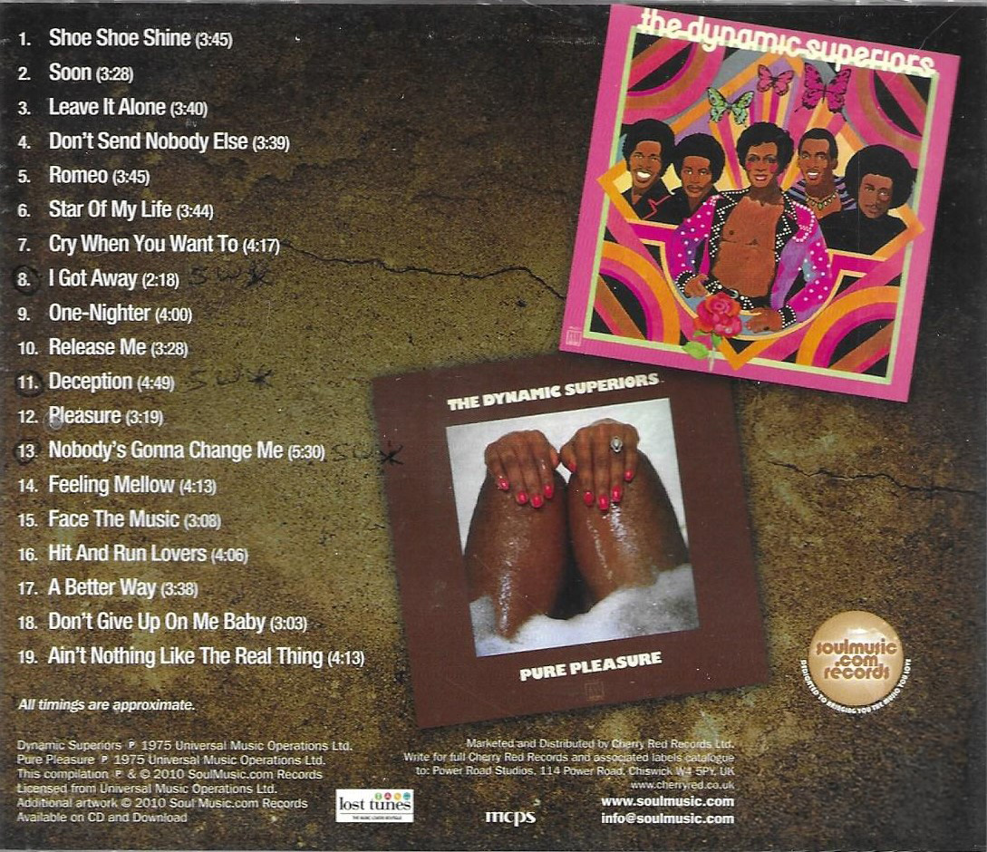 (image for) Two Original Classic Albums on One CD-The Dynamic Superiors & Pure Pleasure