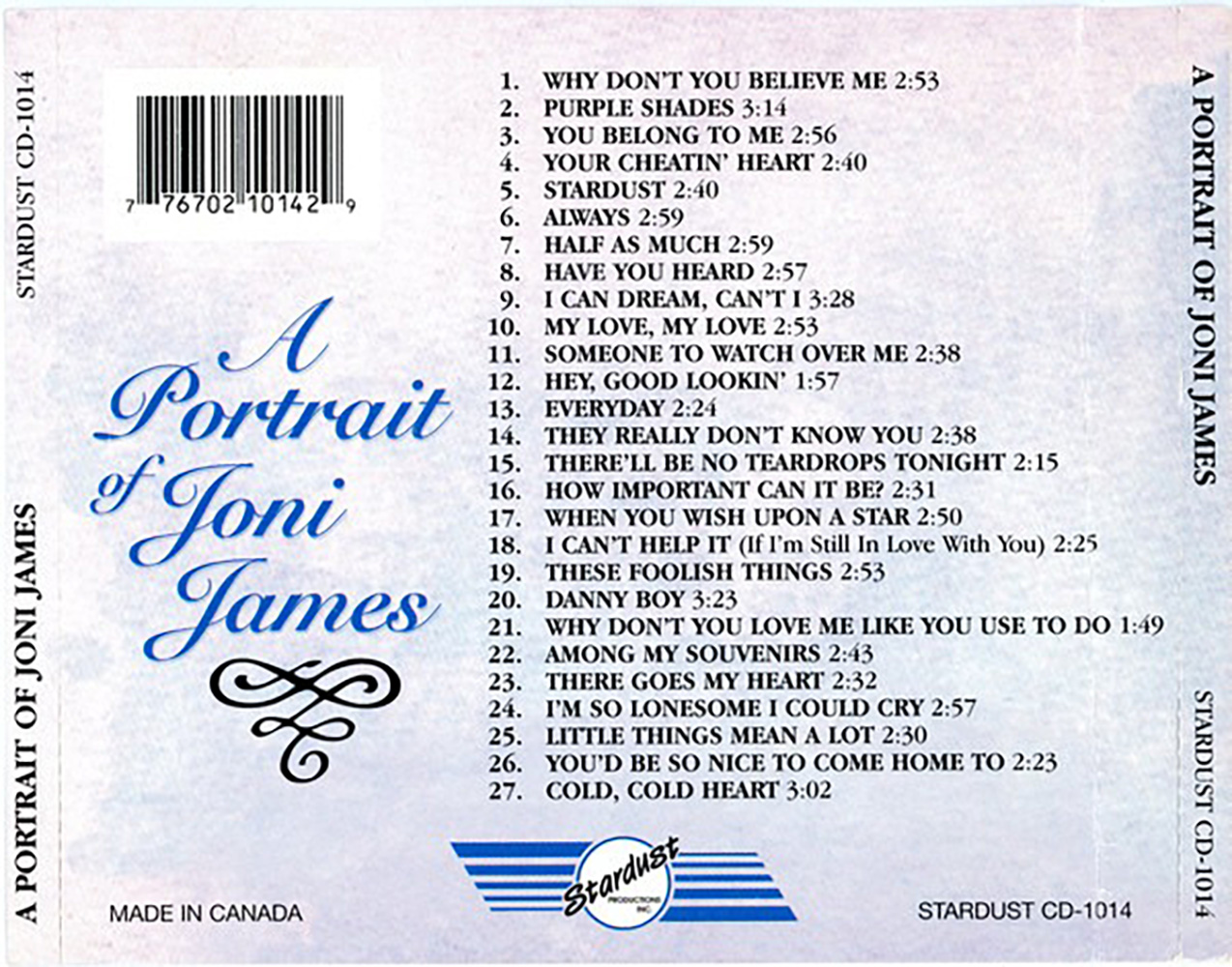 (image for) Portrait of Joni James
