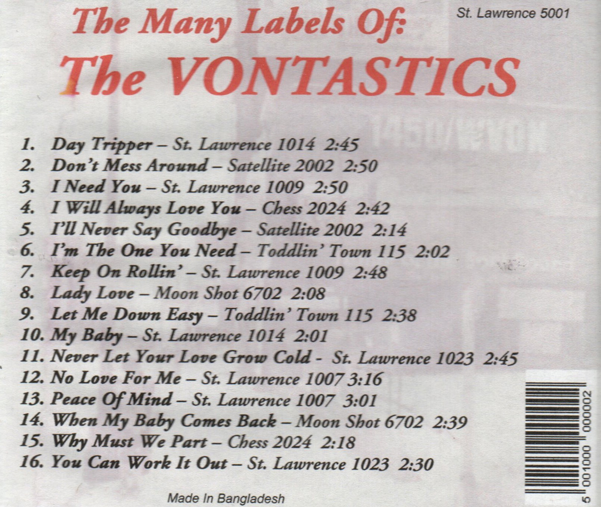 (image for) Many Labels Of The Vontastics (Import)