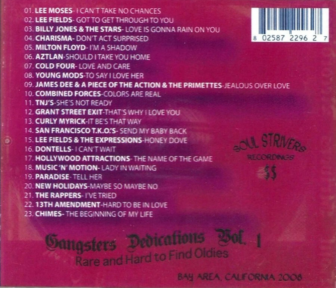 (image for) Gangsters Dedications, Vol. 1: Rare and Hard to Find Oldies