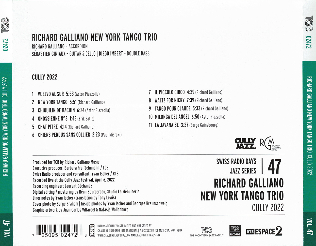 (image for) Swiss Radio Days Jazz Series 47-Cully 2022