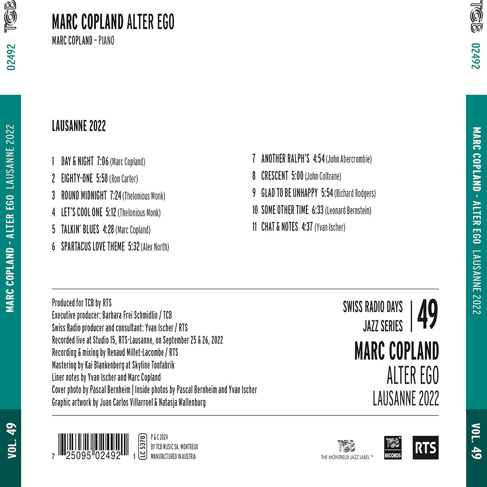 (image for) Swiss Radio Days Jazz Series 49-Alter Ego-Lausanne 2022