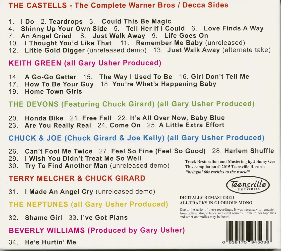 (image for) Gary Usher Productsion 1964-1966 Featuring Chuck Girard