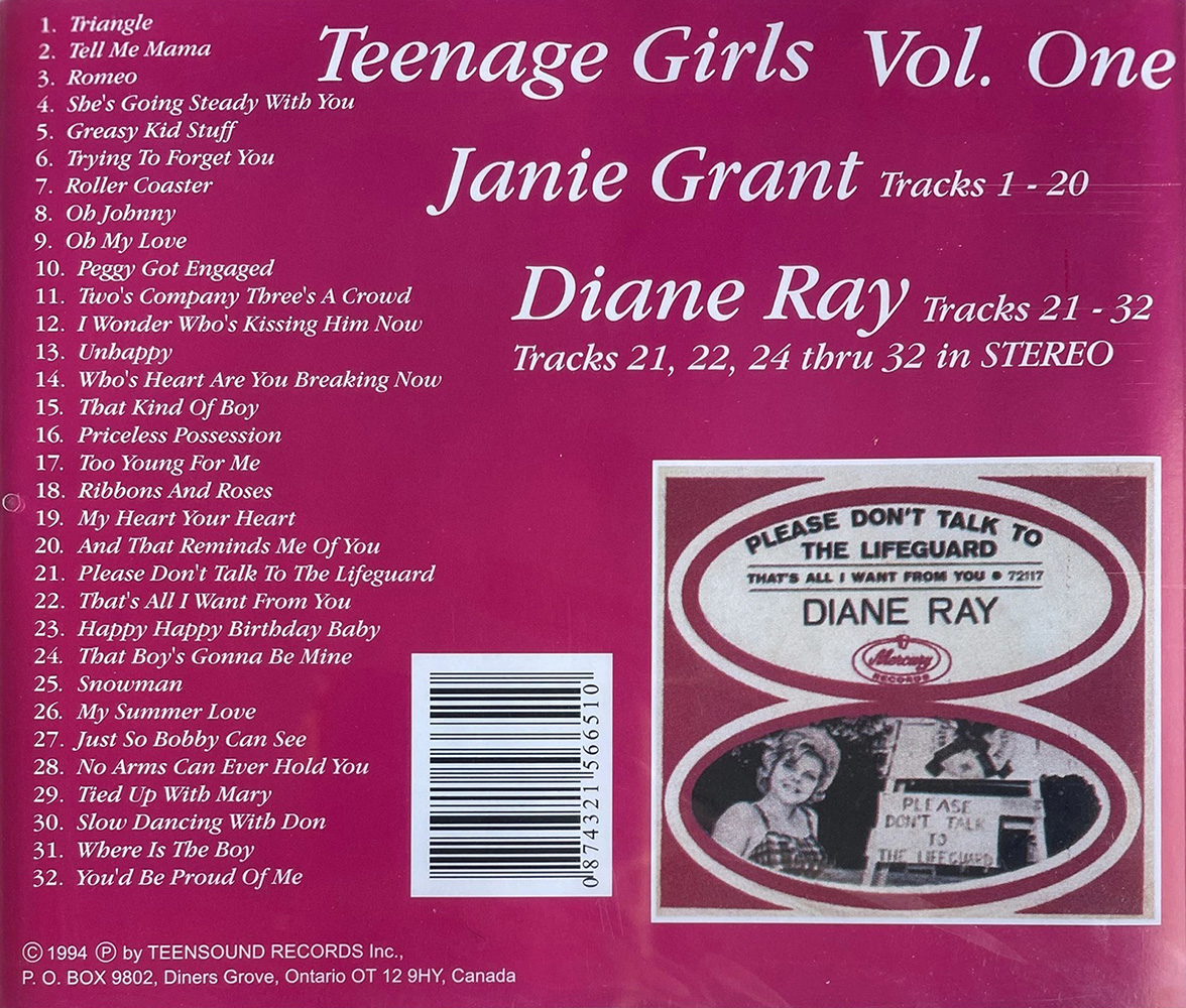 (image for) Teenage Girls, Vol. 1: Diane Ray & Janie Grant