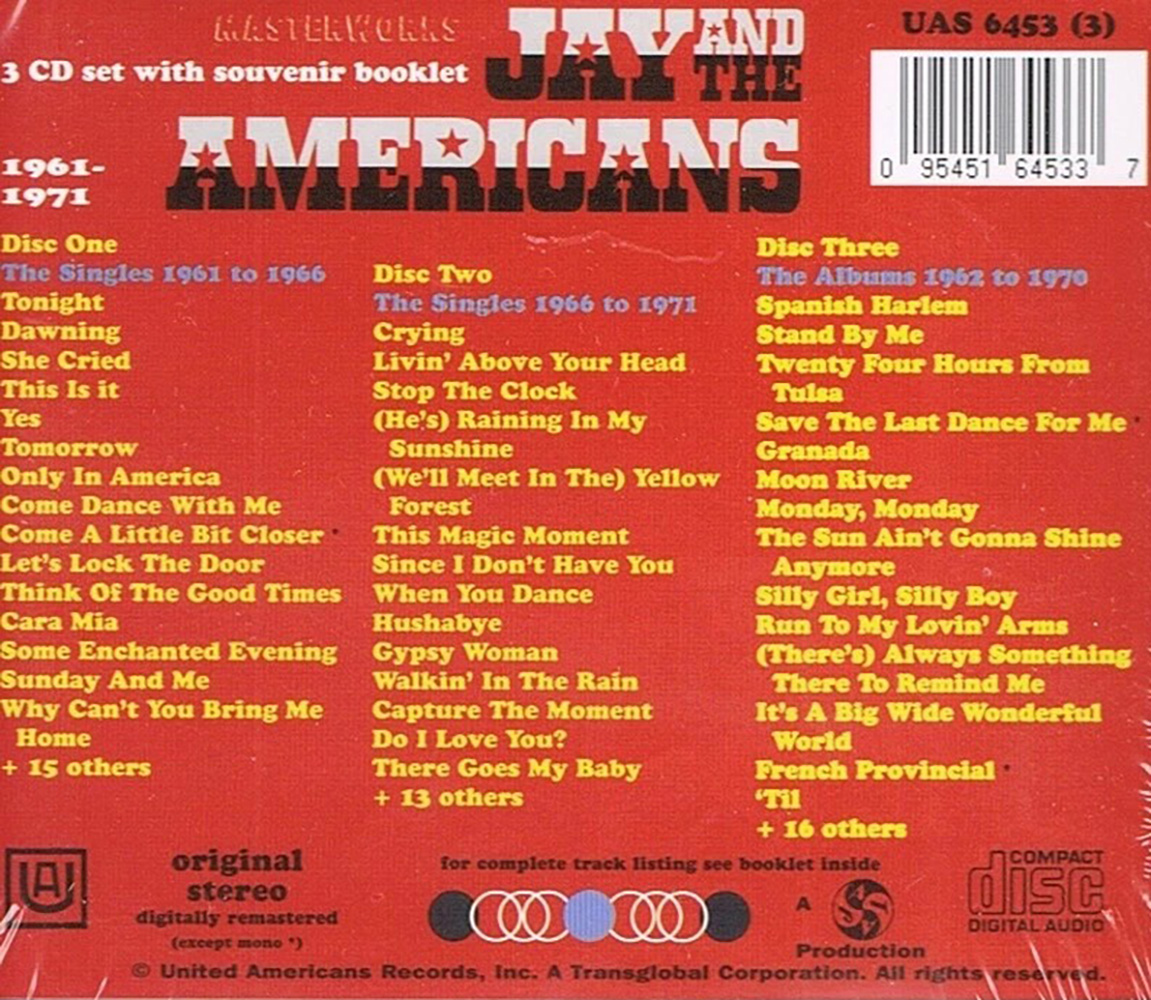 (image for) Masterworks 1961-1971 (3 CD)