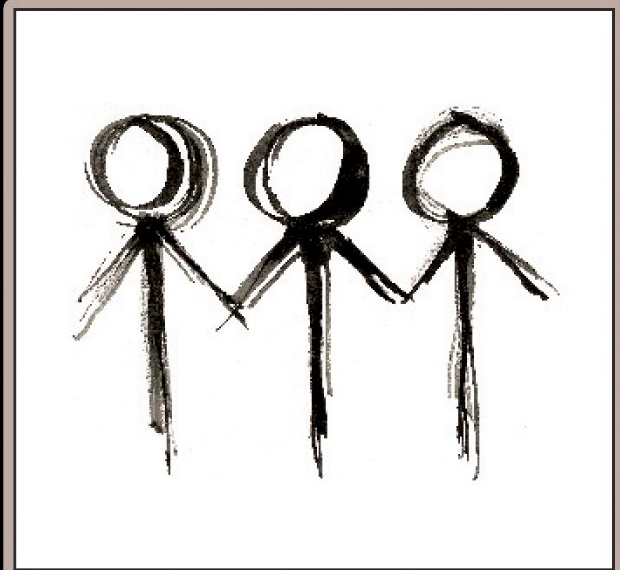 (image for) A Picture Of The Three Of Us At The Gate To The Garden Of Eden