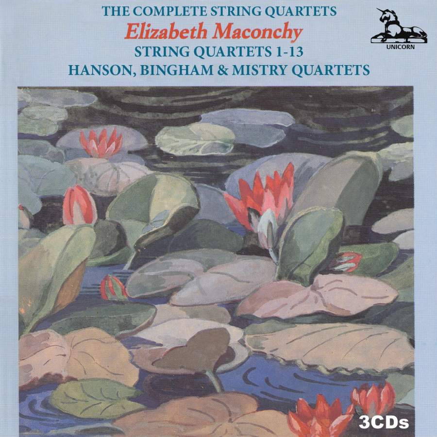Elizabeth Maconchy-The Complete String Quartets (3 CD) (image for) Elizabeth Maconchy-The Complete String Quartets (3 CD)