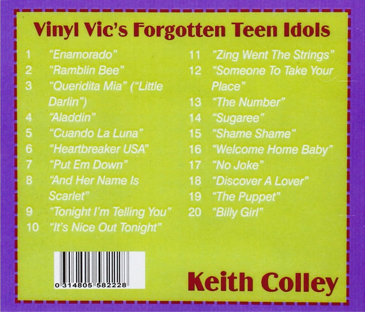 (image for) Vinyl Vic's Forgotten Teen Idols, Vol. 8: Keith Colley