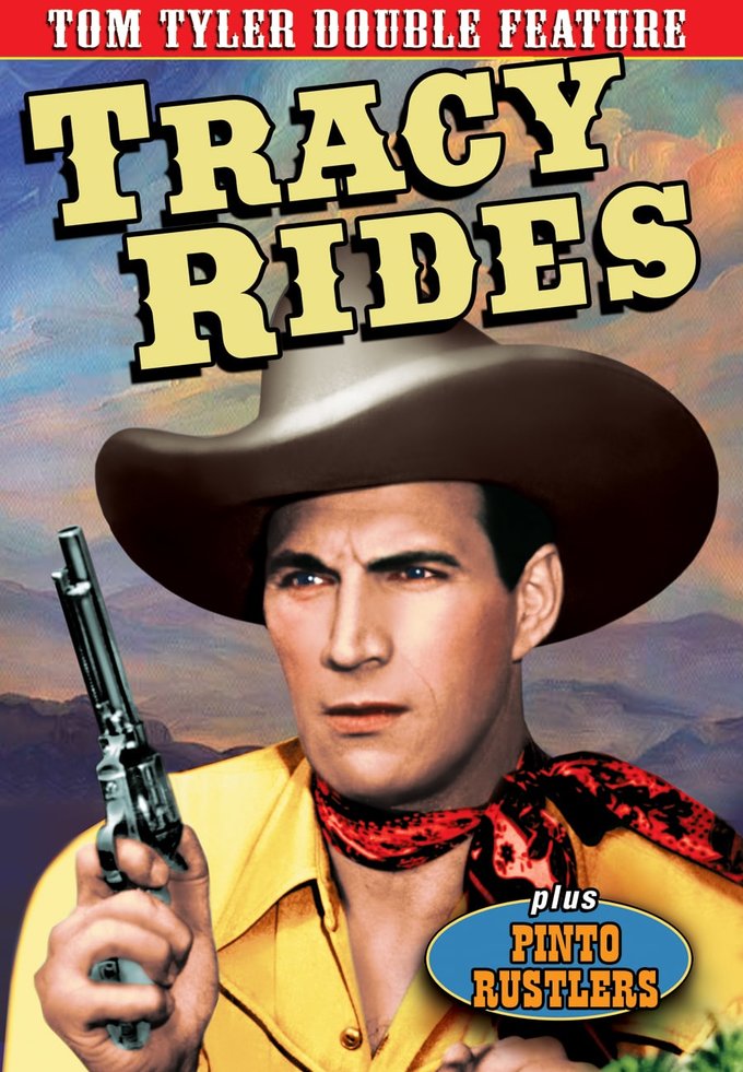 Tom Tyler Double Feature-Tracy Rides / Pinto Rustlers (DVD) (image for) Tom Tyler Double Feature-Tracy Rides / Pinto Rustlers (DVD)