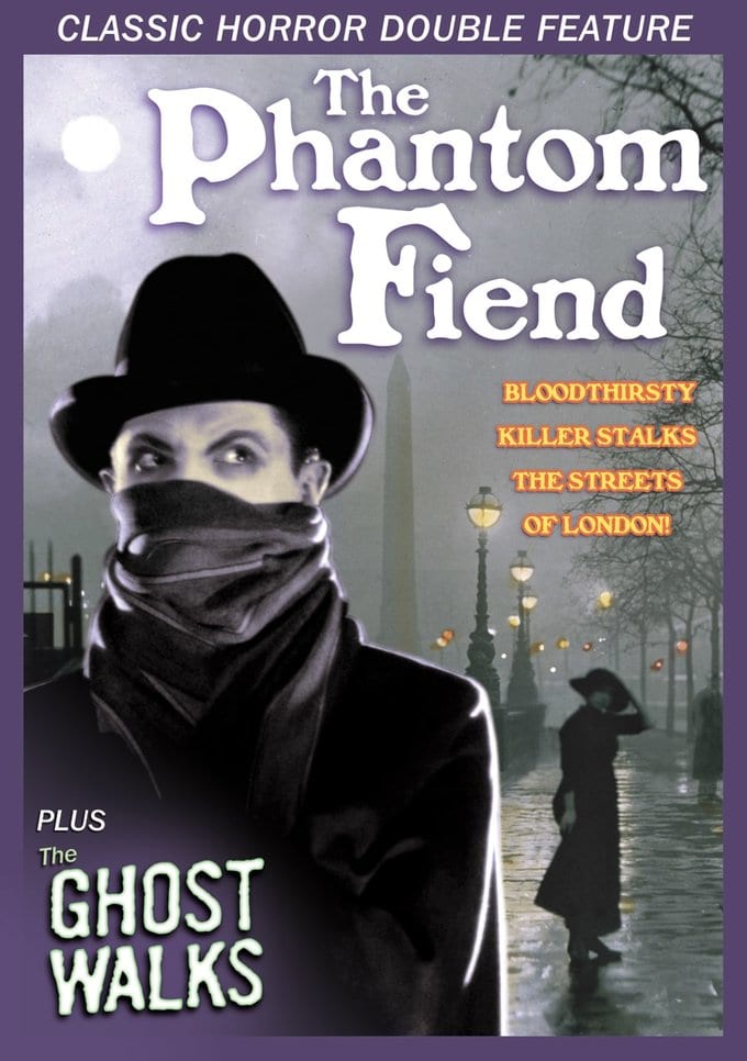 Classic Horror Double Feature-The Phantom Fiend / The Ghost Walks (DVD) (image for) Classic Horror Double Feature-The Phantom Fiend / The Ghost Walks (DVD)